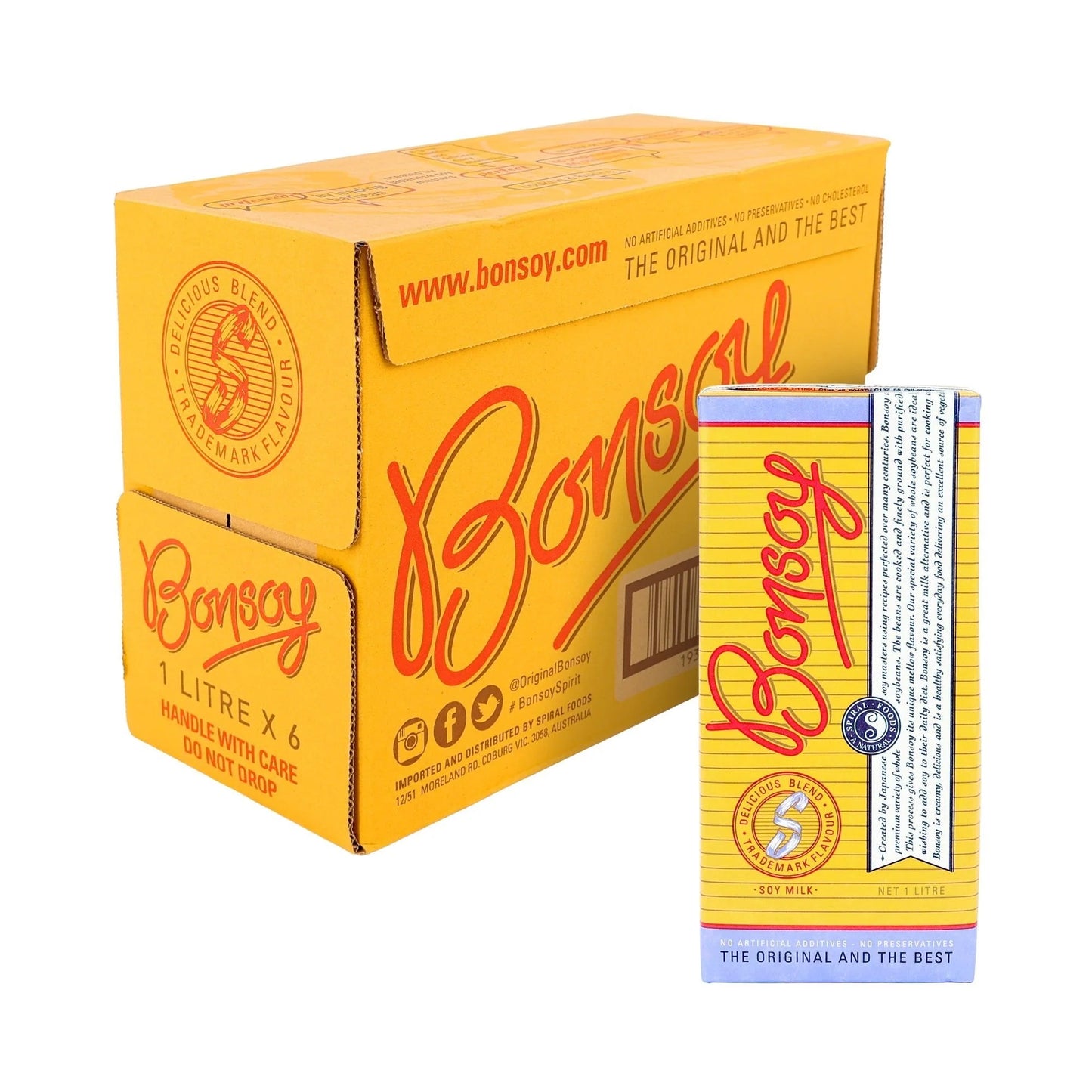 Bonsoy Soy Milk 6pck