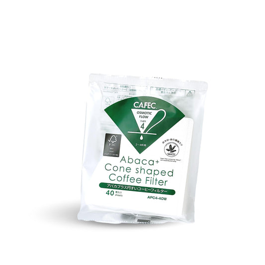 Cafec ABACA+ Paper Filter - 40pcs